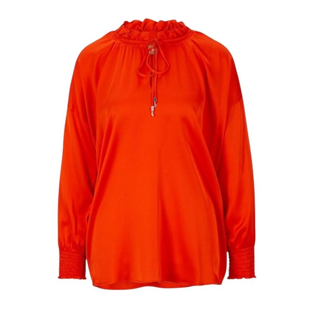 Boss Womens/Ladies Baratina Silk Blouse / Bright Orange